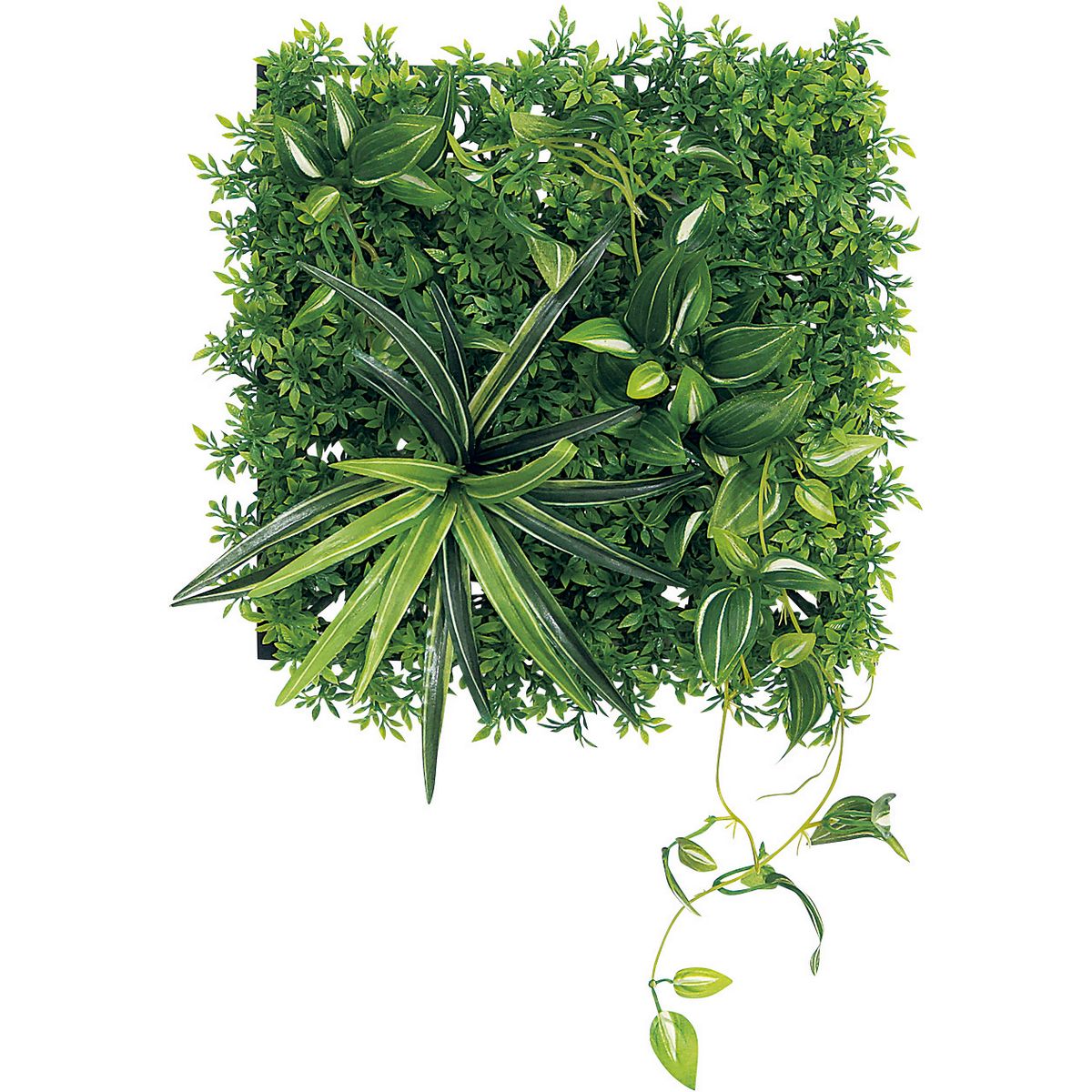 【直送】【人工観葉植物】ベルク/マグネットグリーン(マットパネル)/GR1243 ※返品・代引・キャンセル不可・個人宅配送不可