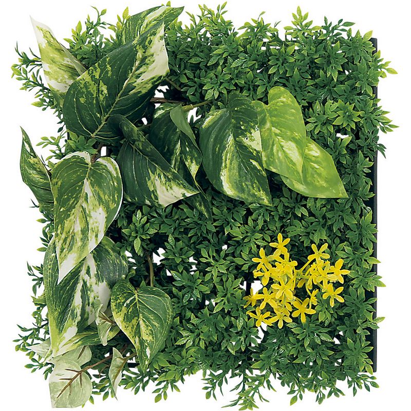 【直送】【人工観葉植物】ベルク/マグネットグリーン(マットパネル)/GR1245 ※返品・代引・キャンセル不可・個人宅配送不可