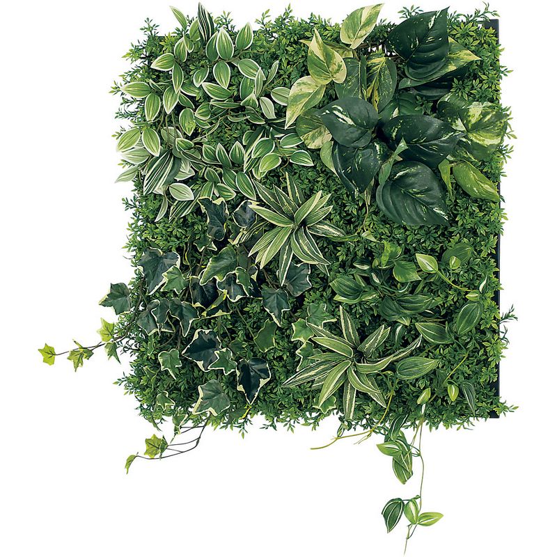 【直送】【人工観葉植物】ベルク/マグネットグリーン(マットパネル)/GR1247 ※返品・代引・キャンセル不可・個人宅配送不可