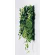 【直送】【人工観葉植物】ベルク/マグネットグリーン(マットパネル)/GR1247 ※返品・代引・キャンセル不可・個人宅配送不可