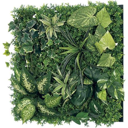 【直送】【人工観葉植物】ベルク/マグネットグリーン(マットパネル)/GR1249 ※返品・代引・キャンセル不可・個人宅配送不可