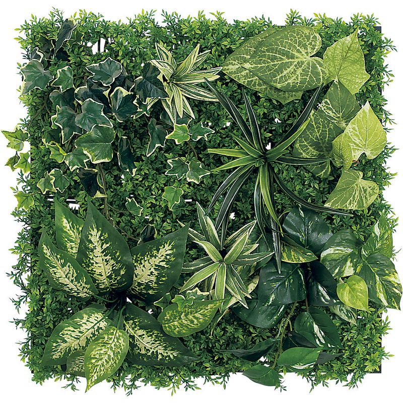 【直送】【人工観葉植物】ベルク/マグネットグリーン(マットパネル)/GR1249 ※返品・代引・キャンセル不可・個人宅配送不可