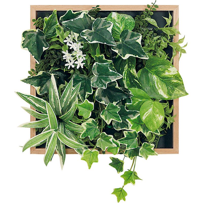 【直送】【人工観葉植物】ベルク/マグネットグリーン(木目) ナチュラル/GR1252 ※返品・代引・キャンセル不可・個人宅配送不可