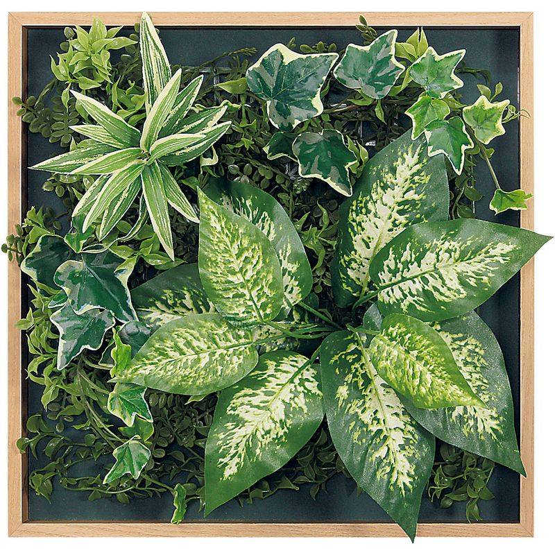 【直送】【人工観葉植物】ベルク/マグネットグリーン(木目) ナチュラル/GR1254 ※返品・代引・キャンセル不可・個人宅配送不可