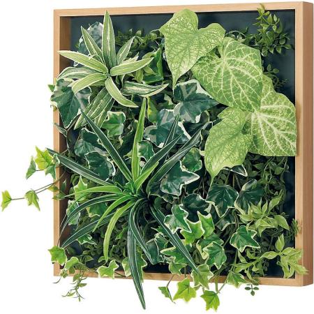 【直送】【人工観葉植物】ベルク/マグネットグリーン(木目) ナチュラル/GR1255 ※返品・代引・キャンセル不可・個人宅配送不可