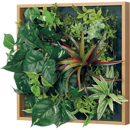 【直送】【人工観葉植物】ベルク/マグネットグリーン(木目) ナチュラル/GR1256 ※返品・代引・キャンセル不可・個人宅配送不可