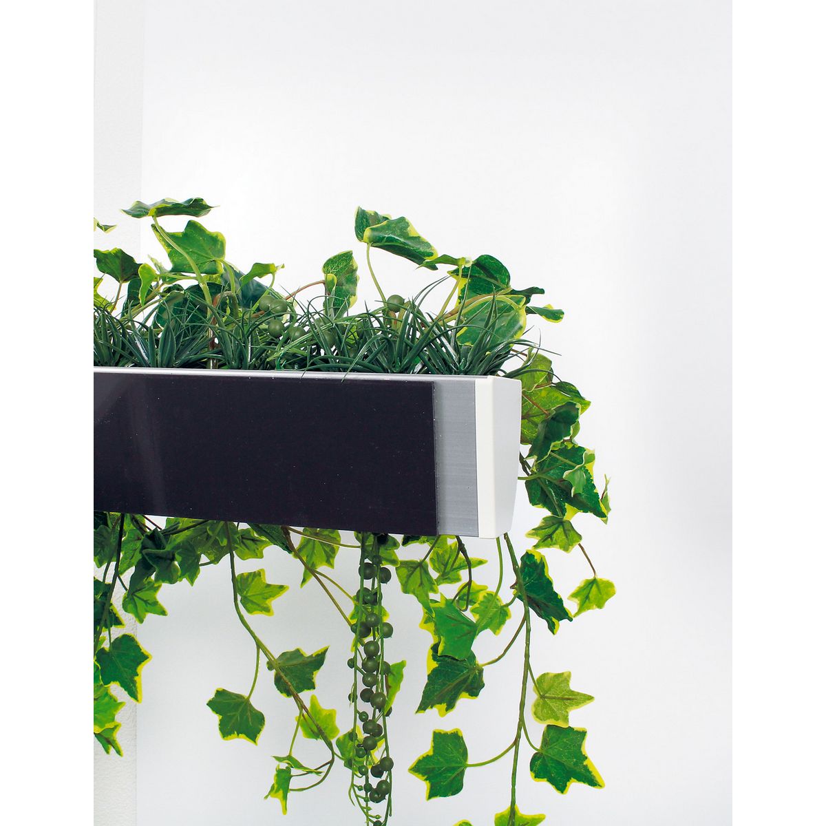 【直送】【人工観葉植物】ベルク/マグネットグリーン(ポット) 白/GR4491 ※返品・代引・キャンセル不可・個人宅配送不可