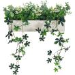 【直送】【人工観葉植物】ベルク/マグネットグリーン(ポット) 白/GR4492 ※返品・代引・キャンセル不可・個人宅配送不可