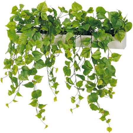 【直送】【人工観葉植物】ベルク/マグネットグリーン(ポット) 白/GR4493 ※返品・代引・キャンセル不可・個人宅配送不可