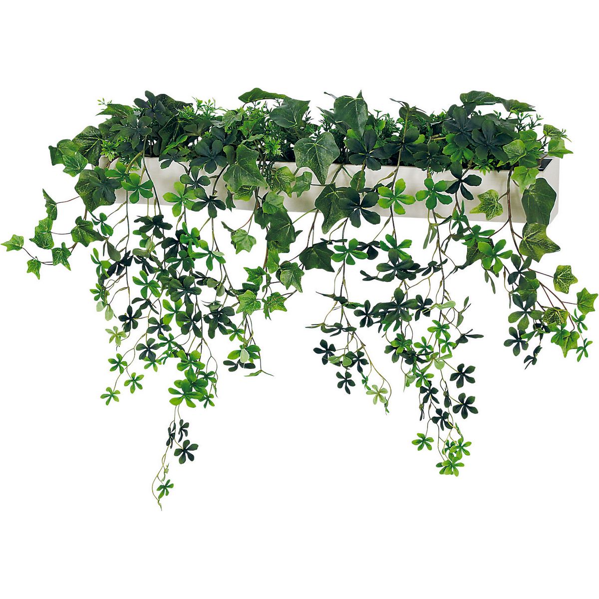 【直送】【人工観葉植物】ベルク/マグネットグリーン(ポット) 白/GR4494 ※返品・代引・キャンセル不可・個人宅配送不可