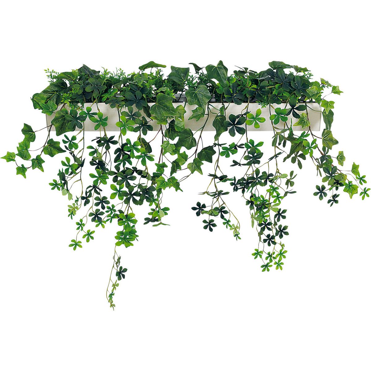 【直送】【人工観葉植物】ベルク/マグネットグリーン(ポット) 白/GR4494 ※返品・代引・キャンセル不可・個人宅配送不可