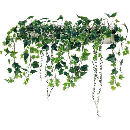 【直送】【人工観葉植物】ベルク/マグネットグリーン(ポット) 白/GR4495 ※返品・代引・キャンセル不可・個人宅配送不可