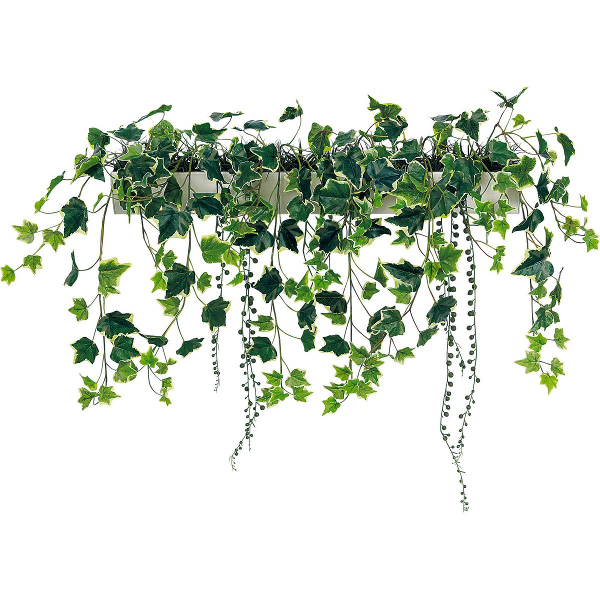 【直送】【人工観葉植物】ベルク/マグネットグリーン(ポット) 白/GR4495 ※返品・代引・キャンセル不可・個人宅配送不可