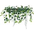 【直送】【人工観葉植物】ベルク/マグネットグリーン(ポット) 白/GR4495 ※返品・代引・キャンセル不可・個人宅配送不可