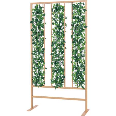 【直送】【人工観葉植物】ベルク/パネルパーテーション ナチュラル/GR2001 ※返品・代引・キャンセル不可・個人宅配送不可