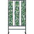 【直送】【人工観葉植物】ベルク/パネルパーテーション 黒/GR2002 ※返品・代引・キャンセル不可・個人宅配送不可