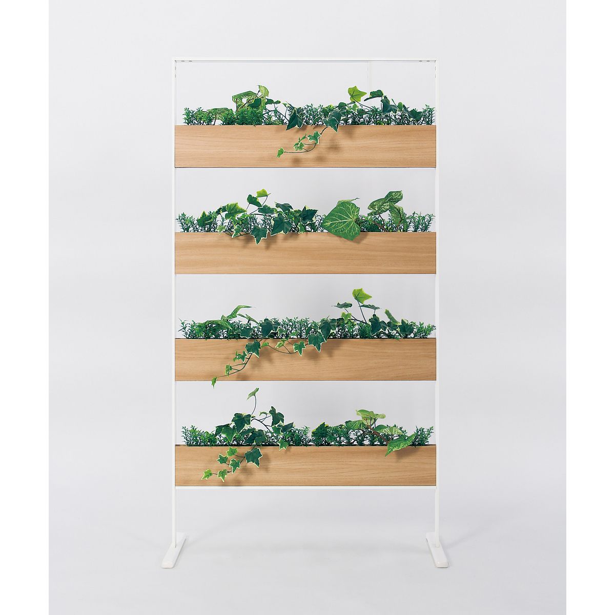 【直送】【人工観葉植物】ベルク/パネルパーテーション 白/GR2004 ※返品・代引・キャンセル不可・個人宅配送不可