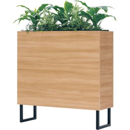 【直送】【人工観葉植物】ベルク/BOXプランター ナチュラル/GR2010 ※返品・代引・キャンセル不可・個人宅配送不可