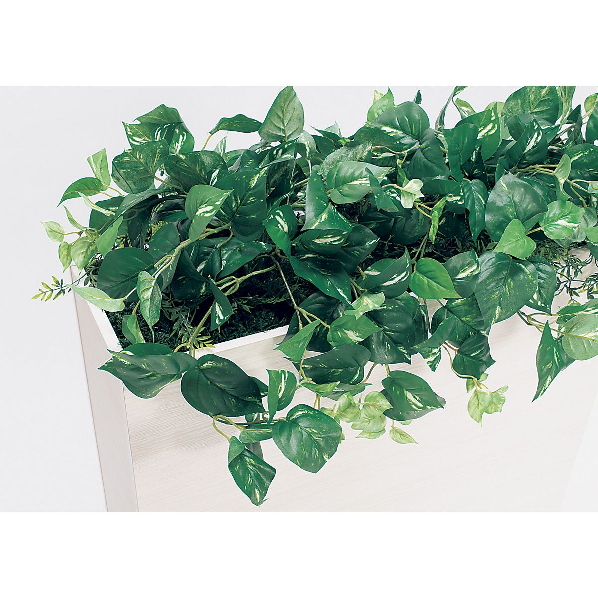 【直送】【人工観葉植物】ベルク/BOXプランター 白/GR2012 ※返品・代引・キャンセル不可・個人宅配送不可