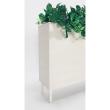 【直送】【人工観葉植物】ベルク/BOXプランター 白/GR2012 ※返品・代引・キャンセル不可・個人宅配送不可