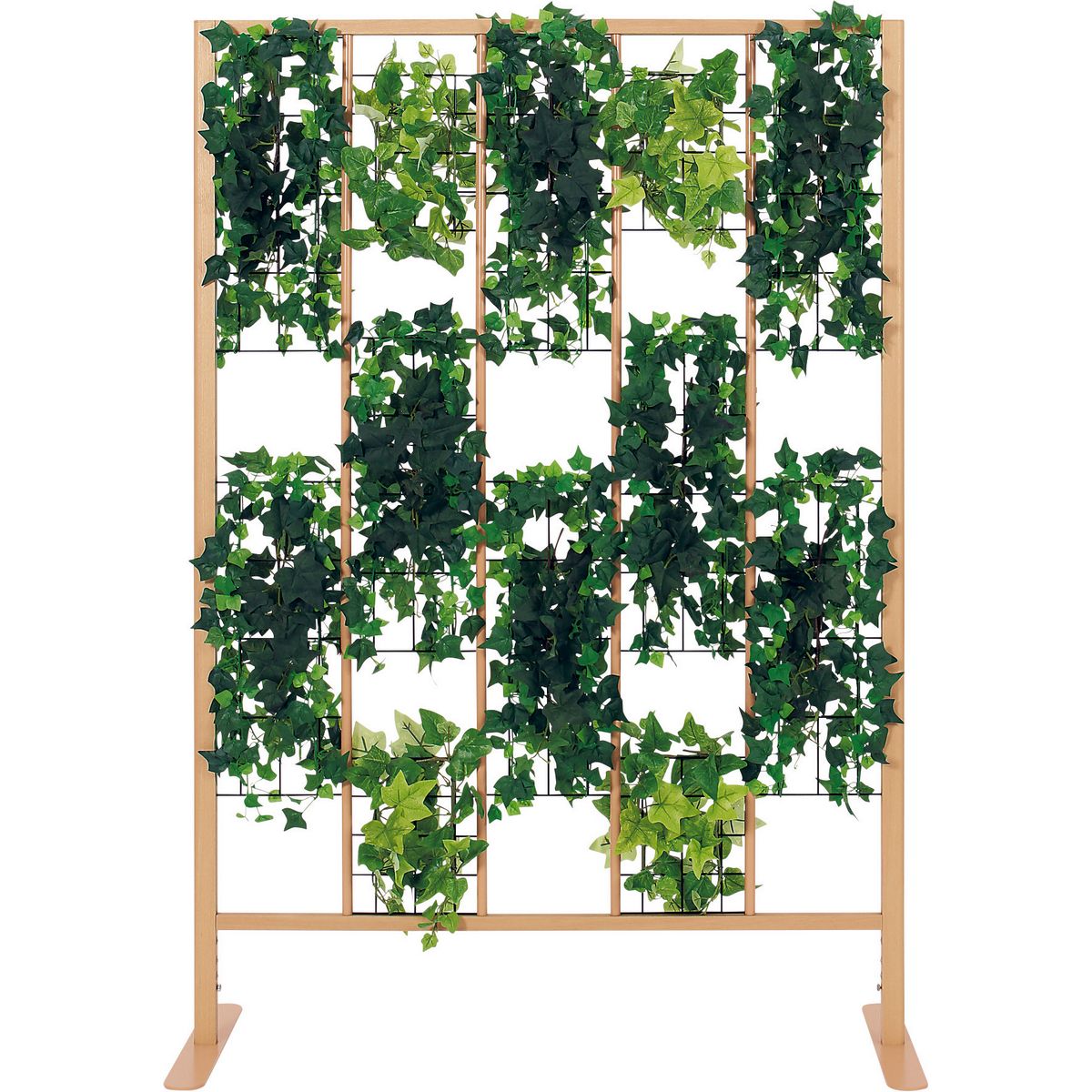 【直送】【人工観葉植物】ベルク/パネルパーテーション ナチュラル/GR2015 ※返品・代引・キャンセル不可・個人宅配送不可