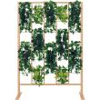 【直送】【人工観葉植物】ベルク/パネルパーテーション ナチュラル/GR2015 ※返品・代引・キャンセル不可・個人宅配送不可