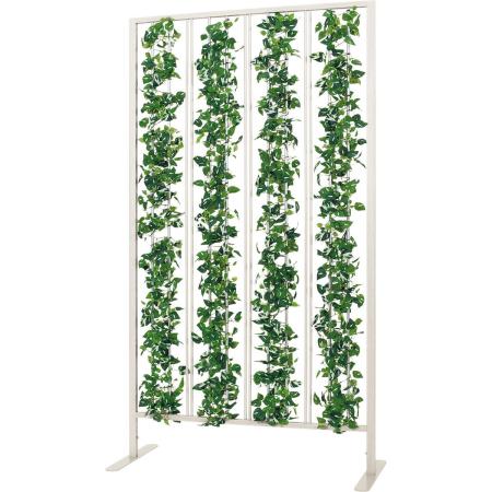 【直送】【人工観葉植物】ベルク/パネルパーテーション 白/GR2273 ※返品・代引・キャンセル不可・個人宅配送不可