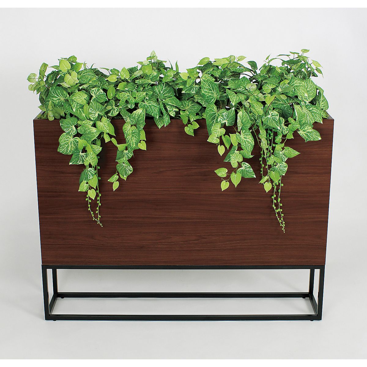 【直送】【人工観葉植物】ベルク/BOXプランター ナチュラル/GR2276 ※返品・代引・キャンセル不可・個人宅配送不可
