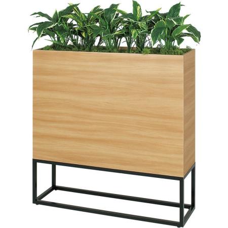 【直送】【人工観葉植物】ベルク/BOXプランター ナチュラル/GR2280 ※返品・代引・キャンセル不可・個人宅配送不可