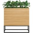 【直送】【人工観葉植物】ベルク/BOXプランター ナチュラル/GR2280 ※返品・代引・キャンセル不可・個人宅配送不可