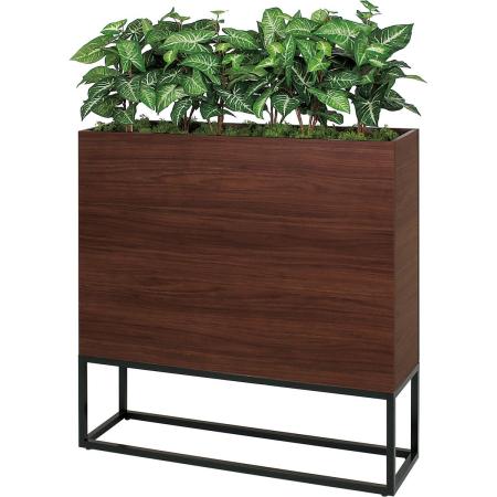【直送】【人工観葉植物】ベルク/BOXプランター セピア/GR2282 ※返品・代引・キャンセル不可・個人宅配送不可