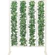 【直送】【人工観葉植物】ベルク/パネルパーテーション 白/GR2431 ※返品・代引・キャンセル不可・個人宅配送不可