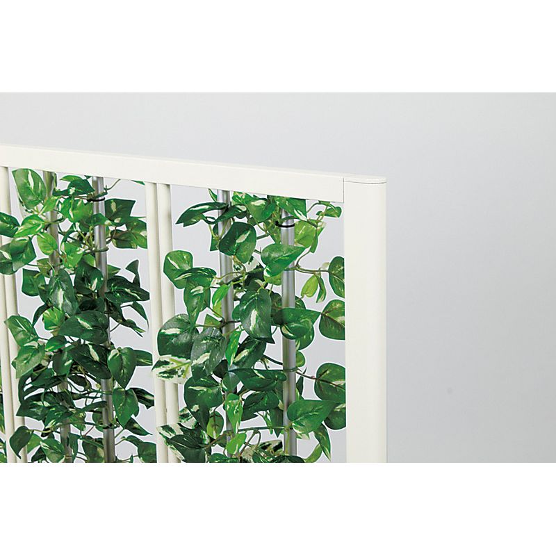 【直送】【人工観葉植物】ベルク/パネルパーテーション 白/GR2431 ※返品・代引・キャンセル不可・個人宅配送不可