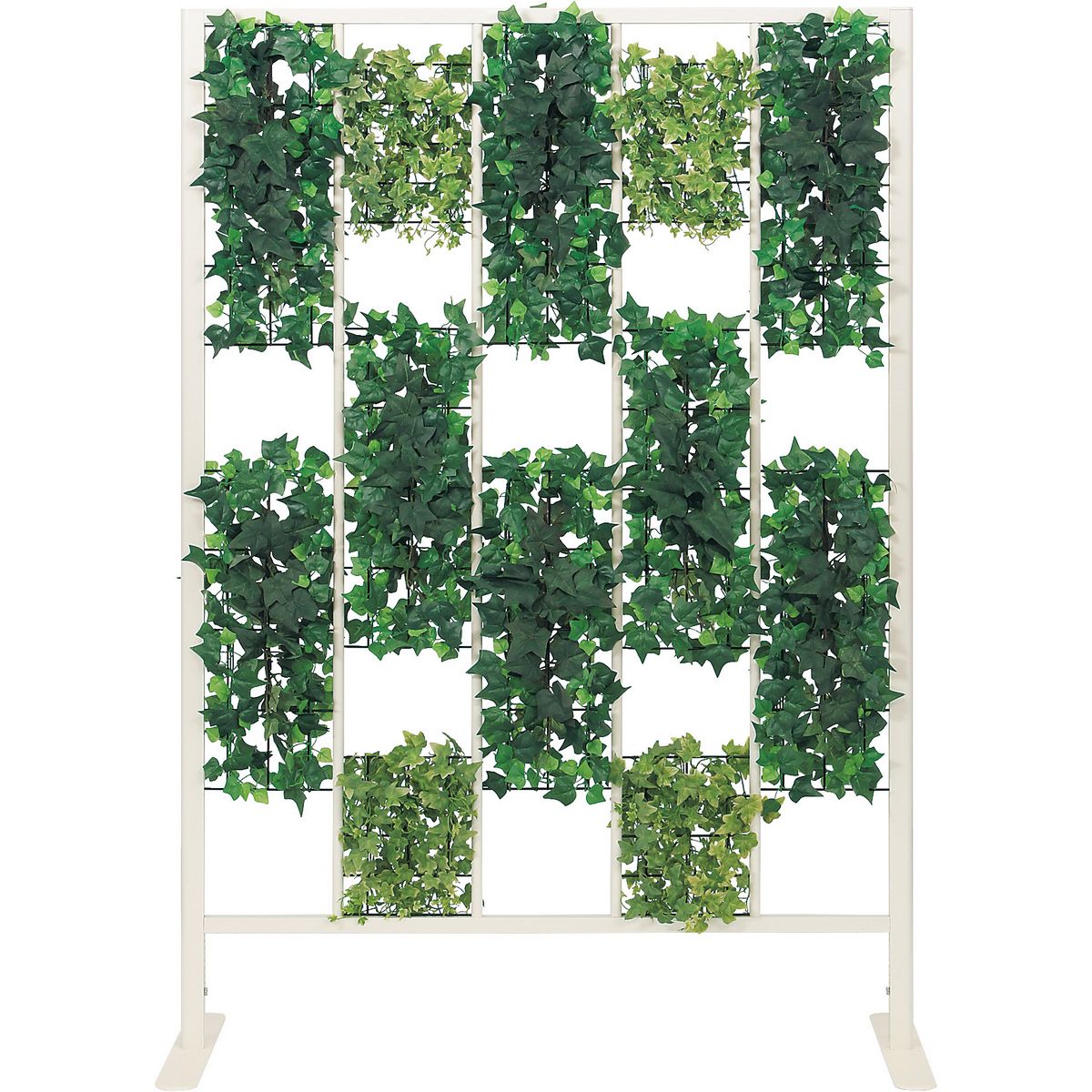 【直送】【人工観葉植物】ベルク/パネルパーテーション 白/GR2432 ※返品・代引・キャンセル不可・個人宅配送不可