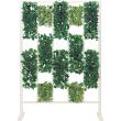 【直送】【人工観葉植物】ベルク/パネルパーテーション 白/GR2432 ※返品・代引・キャンセル不可・個人宅配送不可