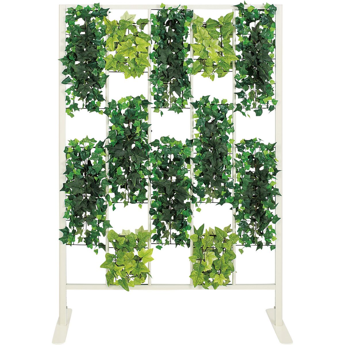 【直送】【人工観葉植物】ベルク/パネルパーテーション 白/GR2432 ※返品・代引・キャンセル不可・個人宅配送不可