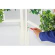【直送】【人工観葉植物】ベルク/パネルパーテーション 白/GR2432 ※返品・代引・キャンセル不可・個人宅配送不可