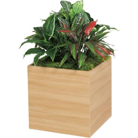 【直送】【人工観葉植物】ベルク/スタッキングプランター ナチュラル/GR2549 ※返品・代引・キャンセル不可・個人宅配送不可