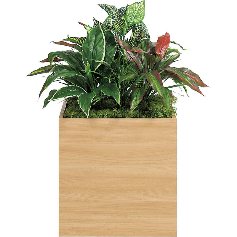 【直送】【人工観葉植物】ベルク/スタッキングプランター ナチュラル/GR2549 ※返品・代引・キャンセル不可・個人宅配送不可