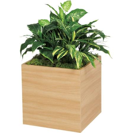 【直送】【人工観葉植物】ベルク/スタッキングプランター ナチュラル/GR2550 ※返品・代引・キャンセル不可・個人宅配送不可
