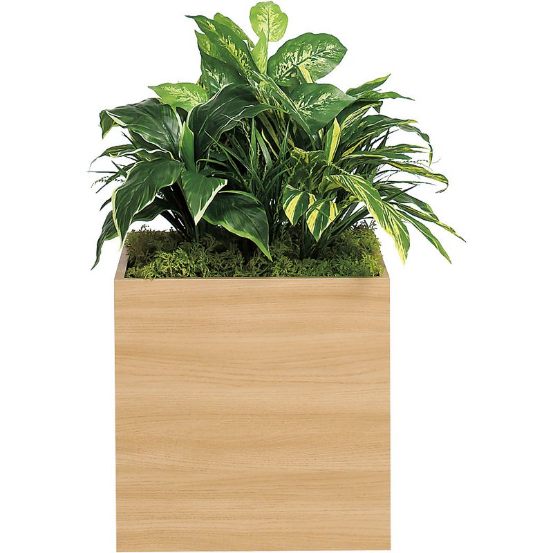 【直送】【人工観葉植物】ベルク/スタッキングプランター ナチュラル/GR2550 ※返品・代引・キャンセル不可・個人宅配送不可