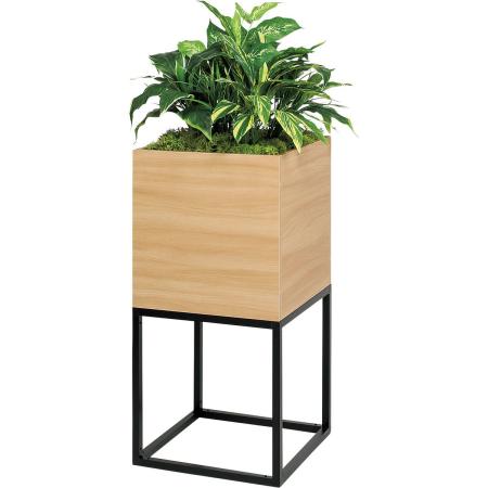 【直送】【人工観葉植物】ベルク/スタッキングプランター ナチュラル/GR2553 ※返品・代引・キャンセル不可・個人宅配送不可