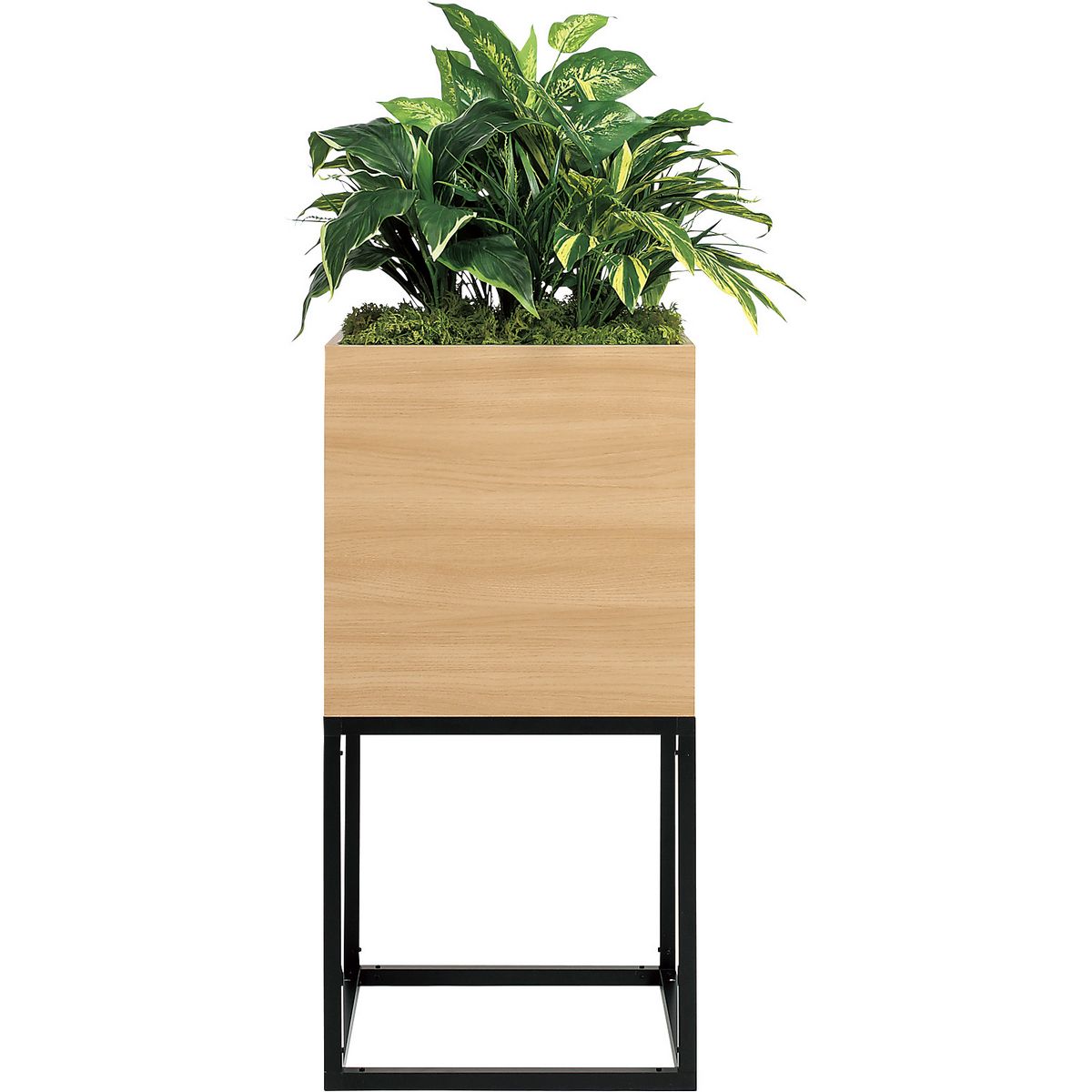【直送】【人工観葉植物】ベルク/スタッキングプランター ナチュラル/GR2553 ※返品・代引・キャンセル不可・個人宅配送不可