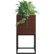 【直送】【人工観葉植物】ベルク/スタッキングプランター セピア/GR2554 ※返品・代引・キャンセル不可・個人宅配送不可