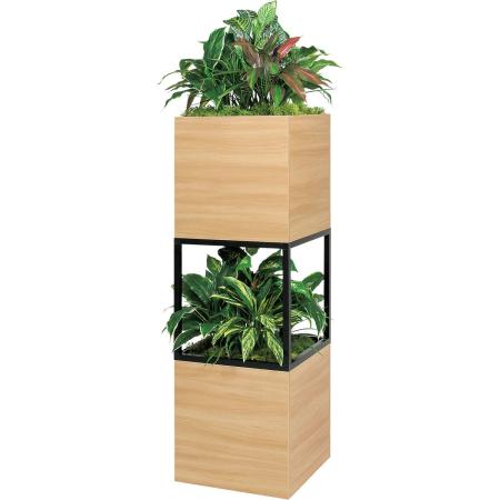 【直送】【人工観葉植物】ベルク/スタッキングプランター ナチュラル/GR2555 ※返品・代引・キャンセル不可・個人宅配送不可
