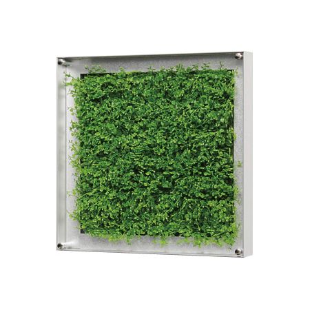 【直送】【人工観葉植物】ベルク/ウォールグリーン シルバー/GR3302 ※返品・代引・キャンセル不可・個人宅配送不可