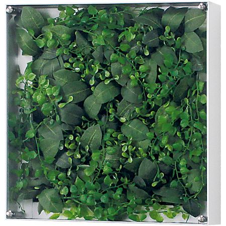 【直送】【人工観葉植物】ベルク/ウォールグリーン シルバー/GR3304 ※返品・代引・キャンセル不可・個人宅配送不可