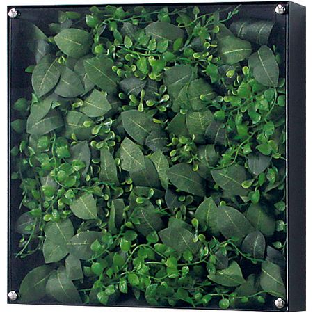 【直送】【人工観葉植物】ベルク/ウォールグリーン 黒/GR3305 ※返品・代引・キャンセル不可・個人宅配送不可