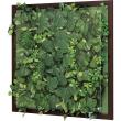 【直送】【人工観葉植物】ベルク/ウォールグリーン(木目) セピア/GR3341 ※返品・代引・キャンセル不可・個人宅配送不可
