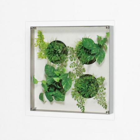 【直送】【人工観葉植物】ベルク/アートグリーン シルバー/GR3440 ※返品・代引・キャンセル不可・個人宅配送不可